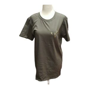 Graphic Mens crewneck tee shirt Boot Barn sz M Patriot/Family NWT Grey